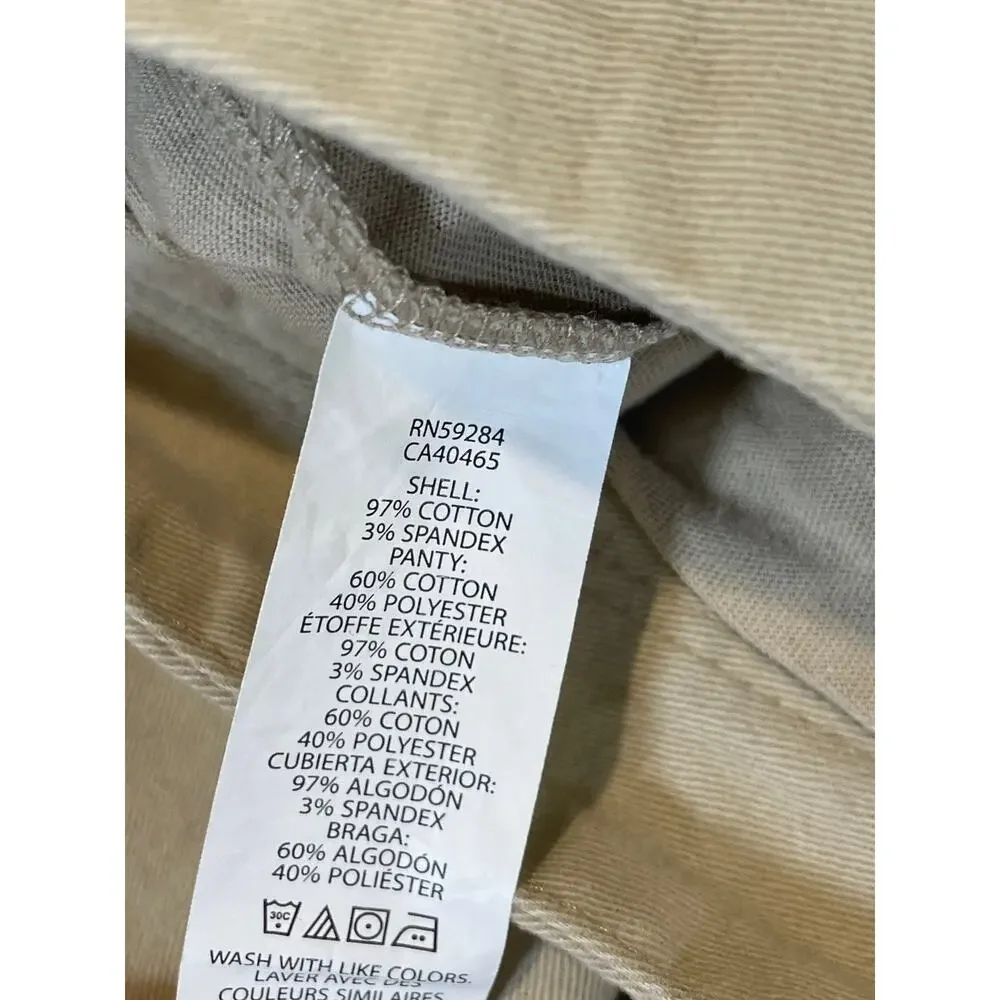 The Children’s Place Size 14 Khaki Pleated Skort – NWT – Button Detail